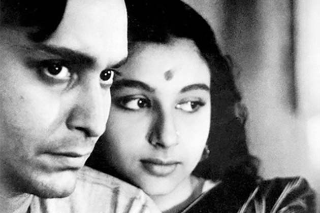 Soumitra Chatterjee and Sharmila Tagore