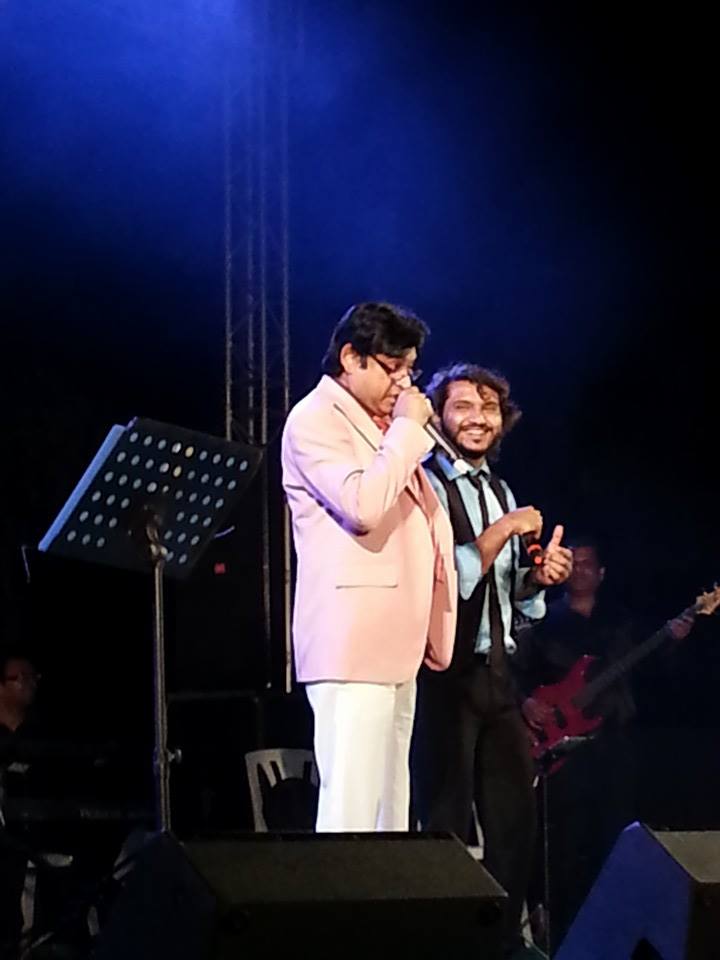 Amit Kumar and Sumeet Kumar in one of their shows
