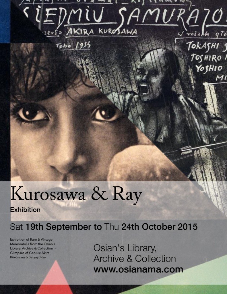Exhibition of Rare Vintage Memorabilia - Glimpses of Genius Akira Kurosawa and Satyajit Ray