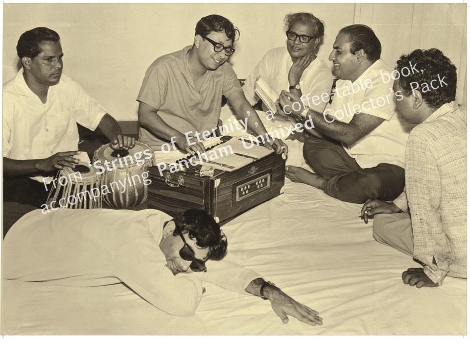 Dev Anand, RD Burman, Majrooh Sultanpuri and Mohd Rafi
