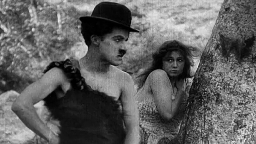 Chaplin's last film with Keystone - His Prehistoric Past