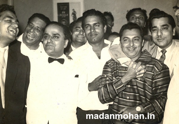 Shakti Samanta, Madan Mohan and Pradeep Kumar