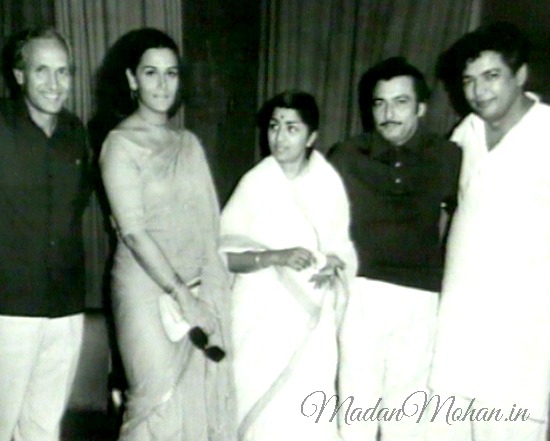 Madan Mohan with Chetan Anand