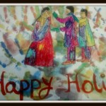 Painting of Holi Celebration by Srushti Swain