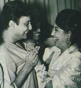 Soumitra Chatterjee and Suchitra Sen