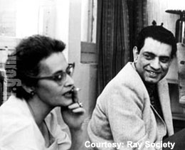 Marie Seton with Satyajit Ray (Pic Courtesy: Internet)