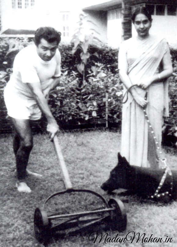 Madan Mohan and wife Sheila Dhingra