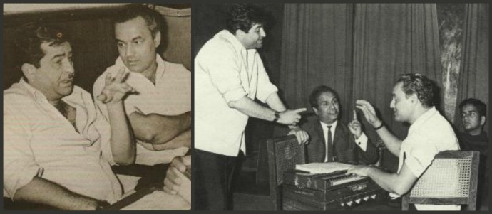 Mukesh and Raj Kapoor