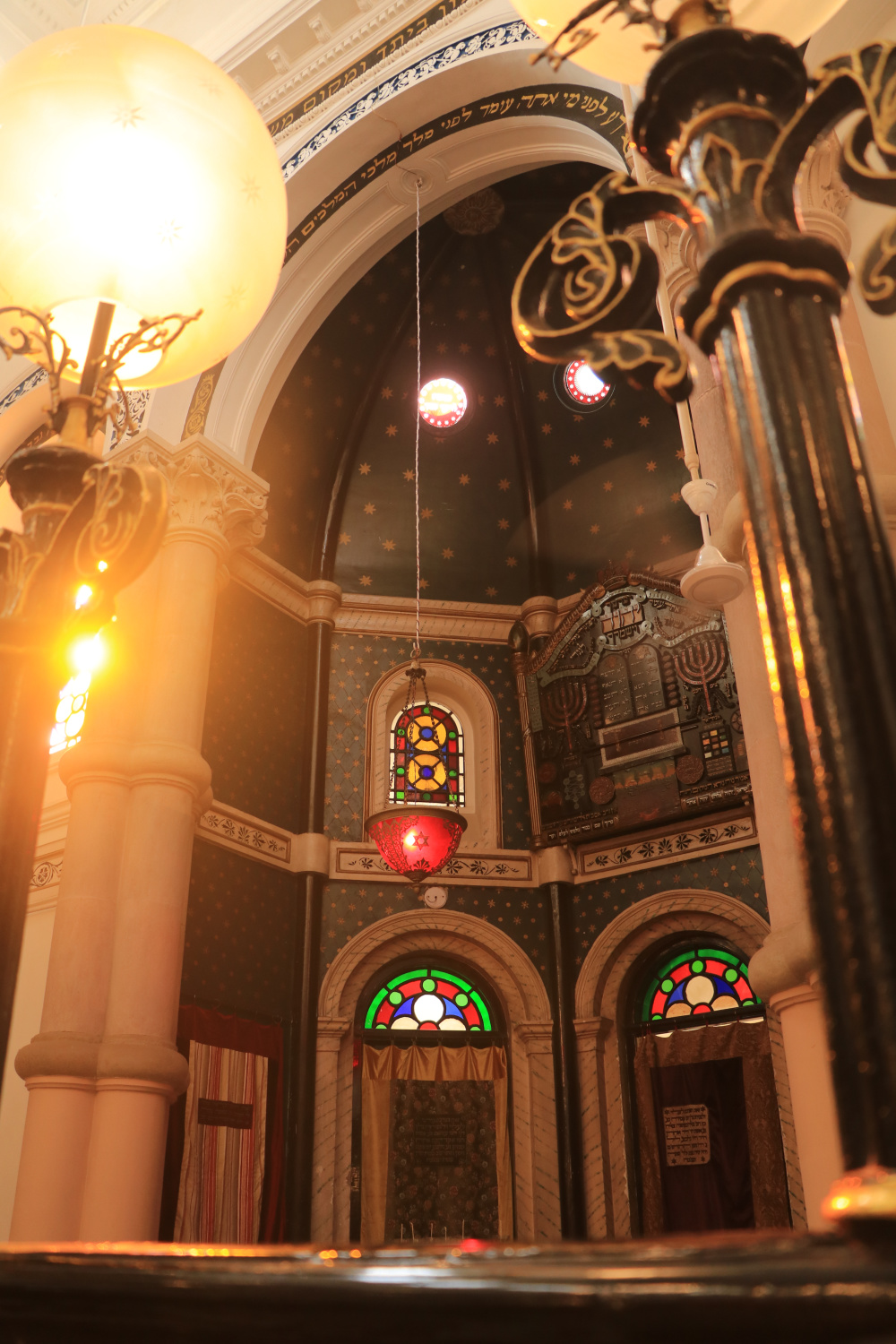 Inside the Beth El Synagogue