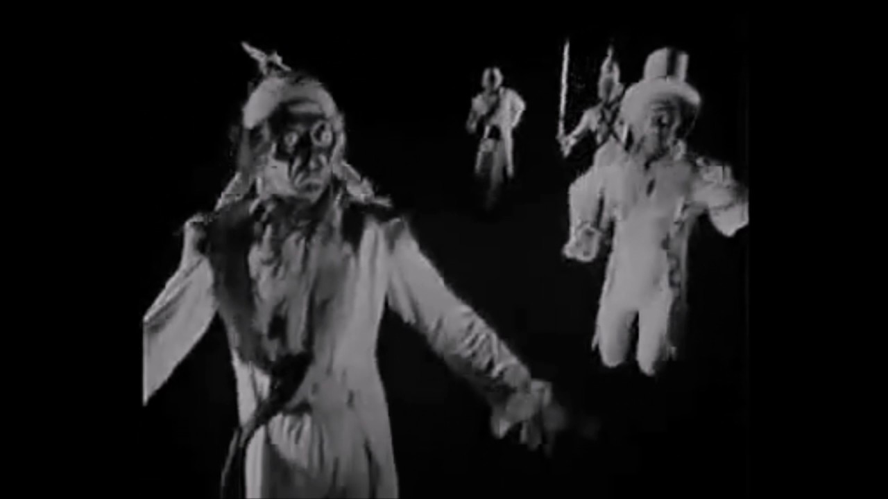 Ghosts appear dancing to Goopy-Bagha’s tune.