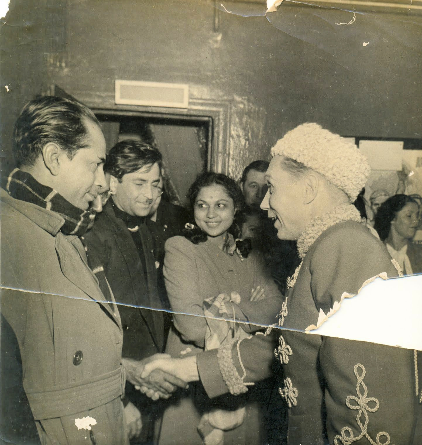 Bimal Roy, Raj Kapoor and Nirupa Roy in USSR