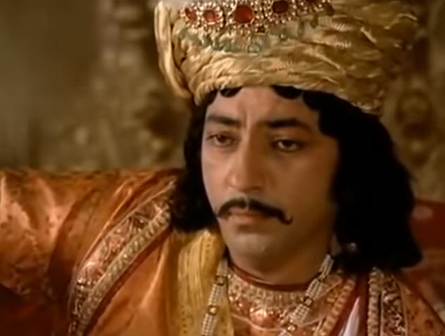 Amjad Khan as the Nawab of Oudh