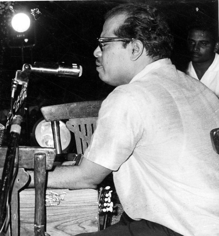 Manna Dey at a concert