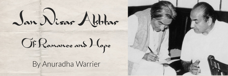 Jan Nisar Akhtar best songs tribute