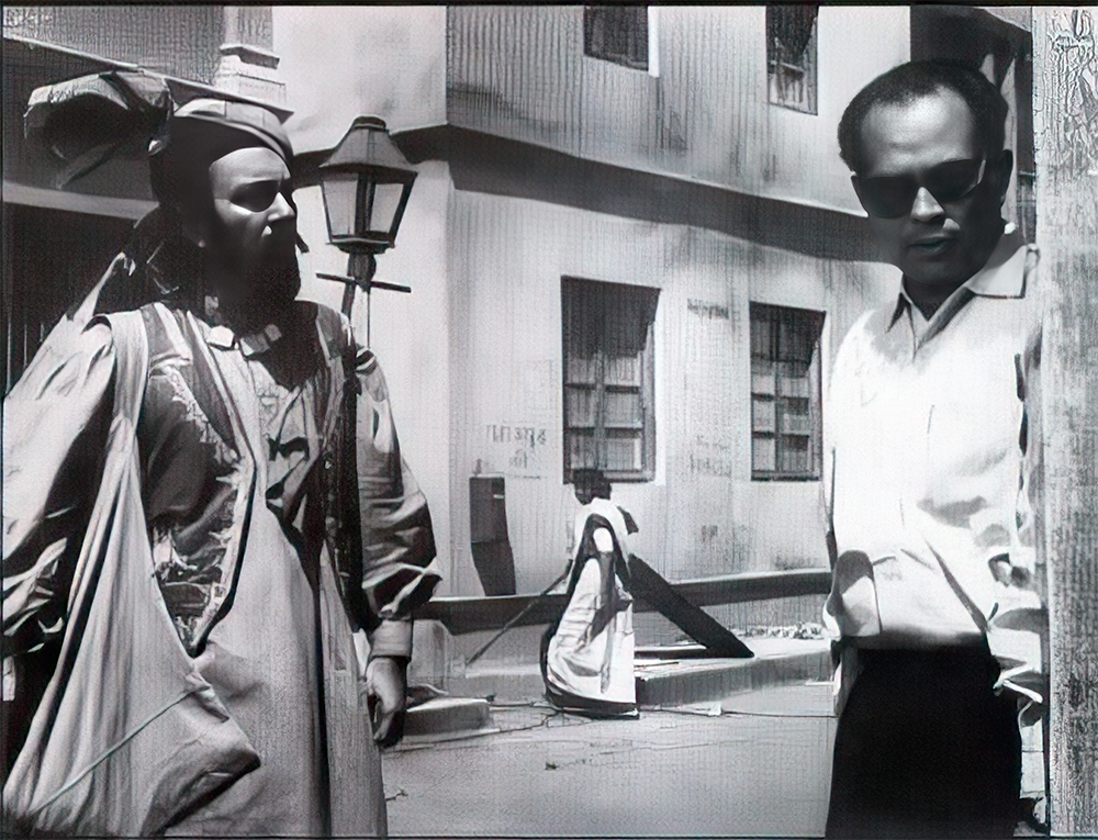 Balraj Sahni and Bimal Roy