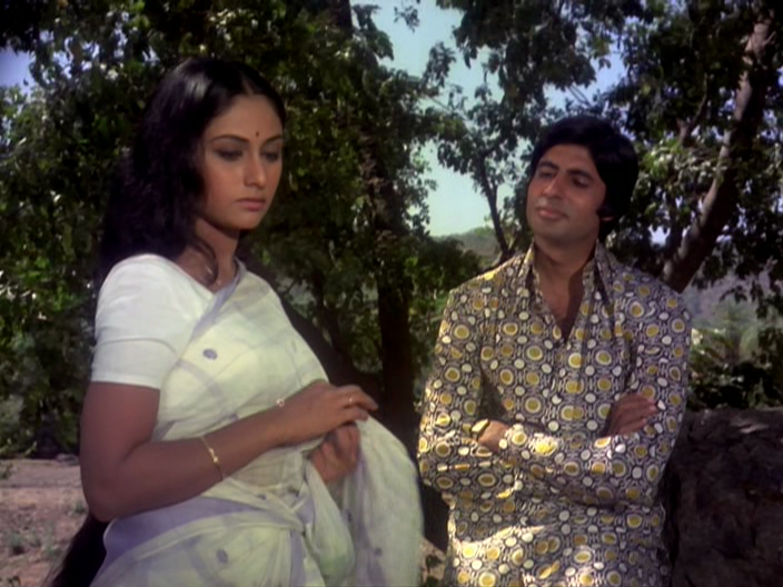 Jaya and Amitabh Bachchan in Abhimaan