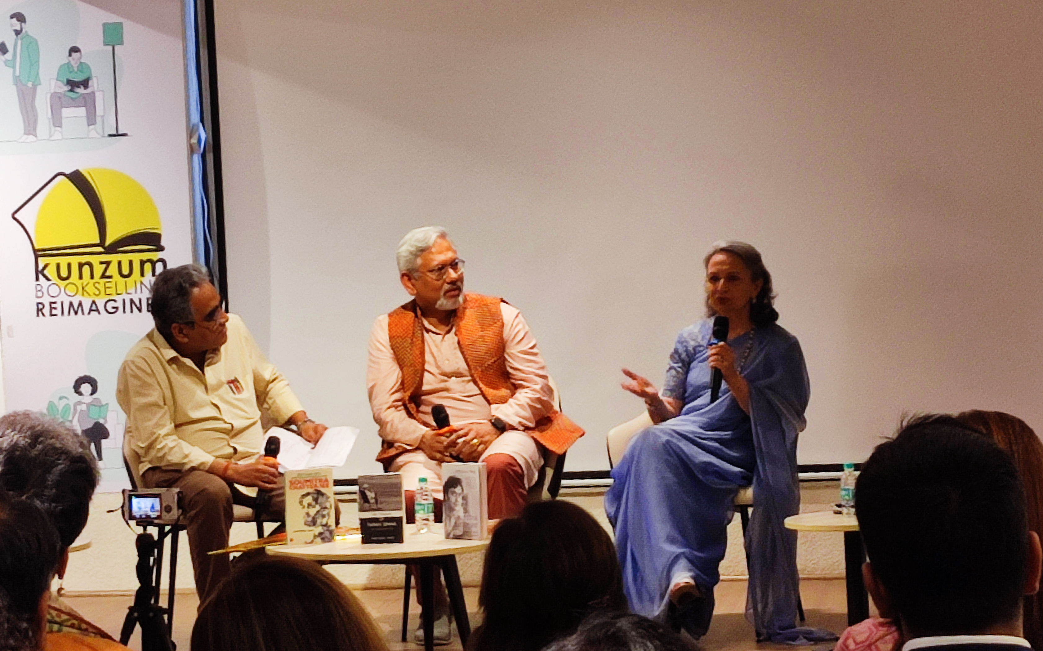 Shantanu Ray Chaudhuri, Amitava Nag and Sharmila Tagore