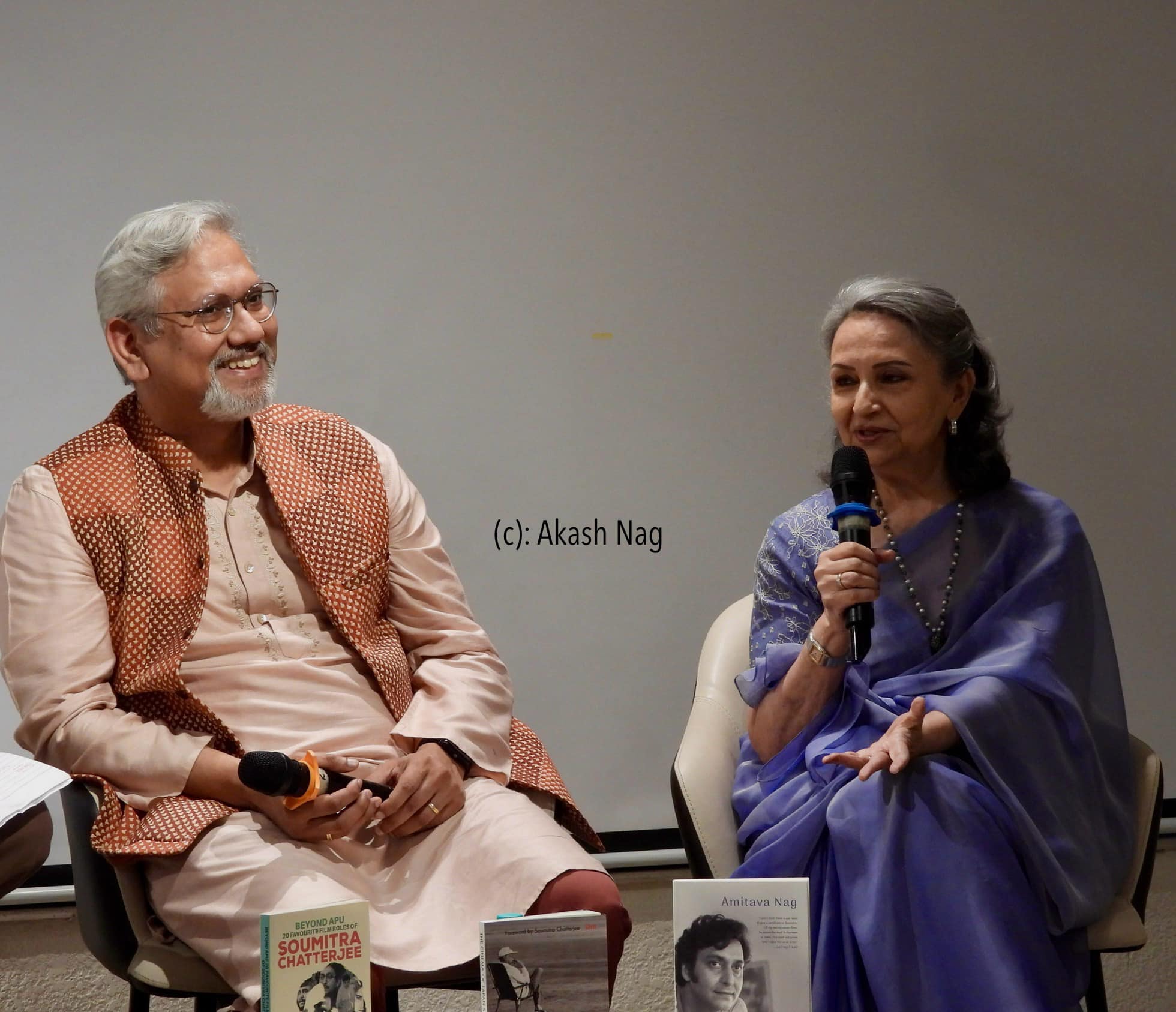 Amitava Nag and Sharmila Tagore