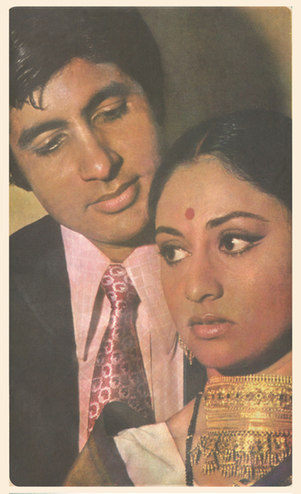 Amitabh and Jaya at a photo session in 1973.