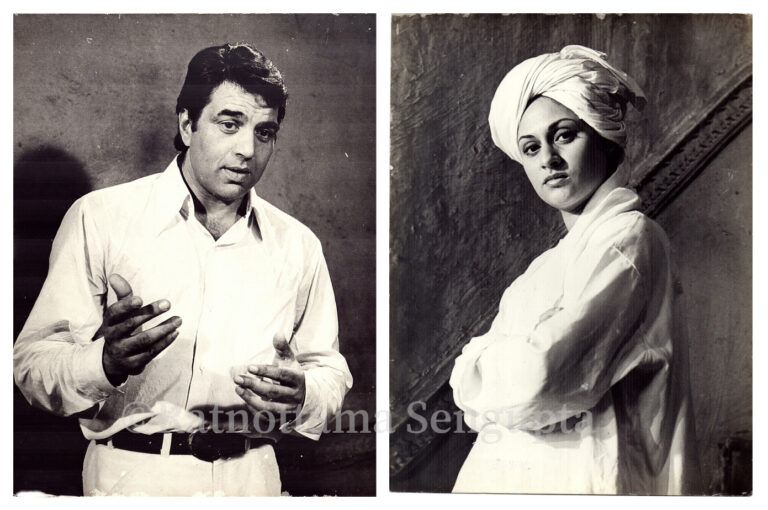 Dharmendra and Jaya Bhaduri in Dagdar Baboo - Silhouette Magazine