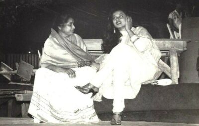 Asha Bhosle and Rekha