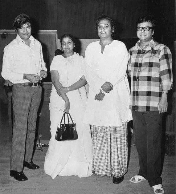 Dev Anand, Asha Bhosle, Kishore Kumar, RD Burman