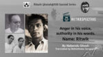 Anger in his voice, authority in his words. Name: Ritwik