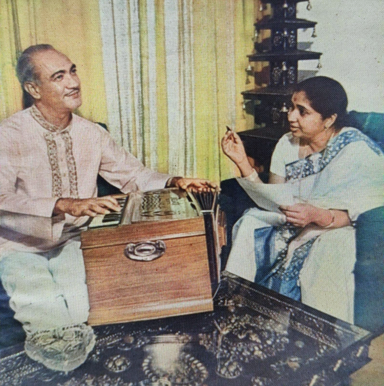 OP Nayyar and Asha Bhosle