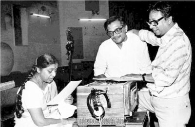 Asha Bhosle, Gulzar and RD Burman