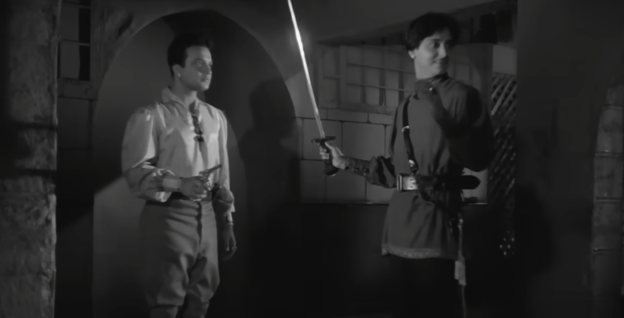 Uttam Kumar and Soumitra Chatterjee in Jhinder Bondi