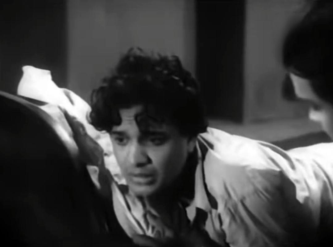 Uttam Kumar and Asit Baran in Hrad (1955)
