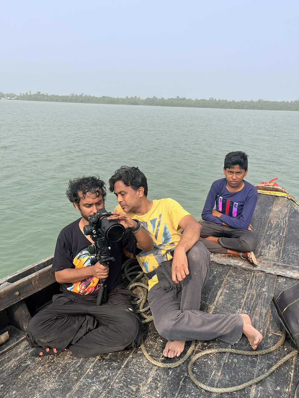 Preparing for the shot