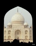 View of Taj Mahal through the Gateway