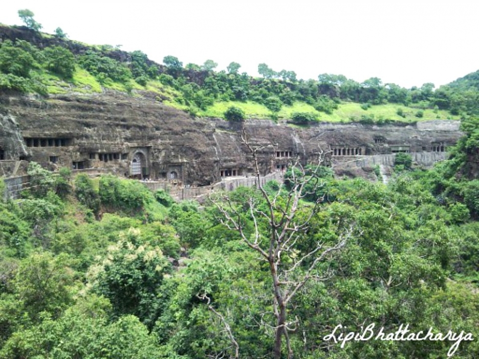 Ajanta Caves in Aurangabad district of Maharashtra