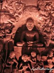 Ajanta Caves - Buddha preaching to disciples