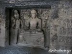 Seated Buddha - Ellora Caves