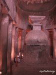 Ajanta Caves - Stupa in Cave 10