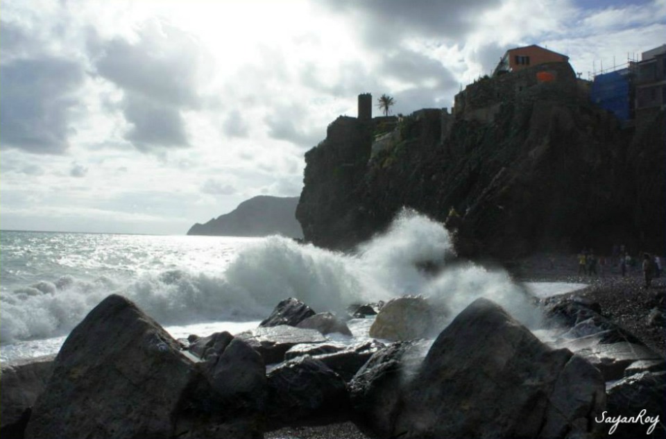 Beach at Vernazza