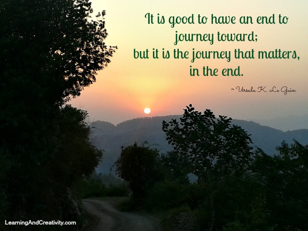 Motivational Quote-The journey matters