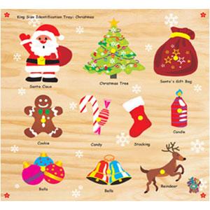 Skillofun Identification Tray - Christmas