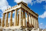 The Parthenon was built in honour of the goddess Athena Parthenos (virgin Athena), patroness of the city of Athens.  The temple was sacred to two aspects of the Greek Goddess Athena, Athena Polios ("of the city") and Athena Parthenos ("young maiden"). The "on" ending means "place of", so "Parthenon" means "Place of the Parthenos".  The temple was almost seventy meters long and thirty-one meters wide (230 x 100 ft). Fourty-six columns surrounded the inner cellae, one of which housed an enormous statue of goddess Athena.