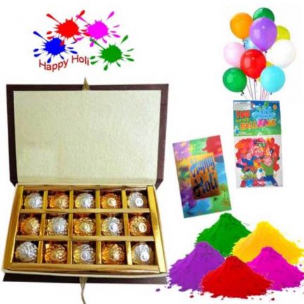 Holi Colors with Chocolates