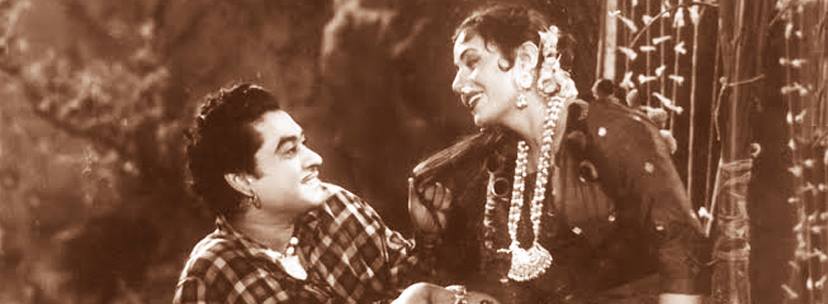 Kishore Kumar and Madhubala
