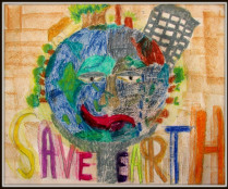 Save Earth Poster (art by kids)