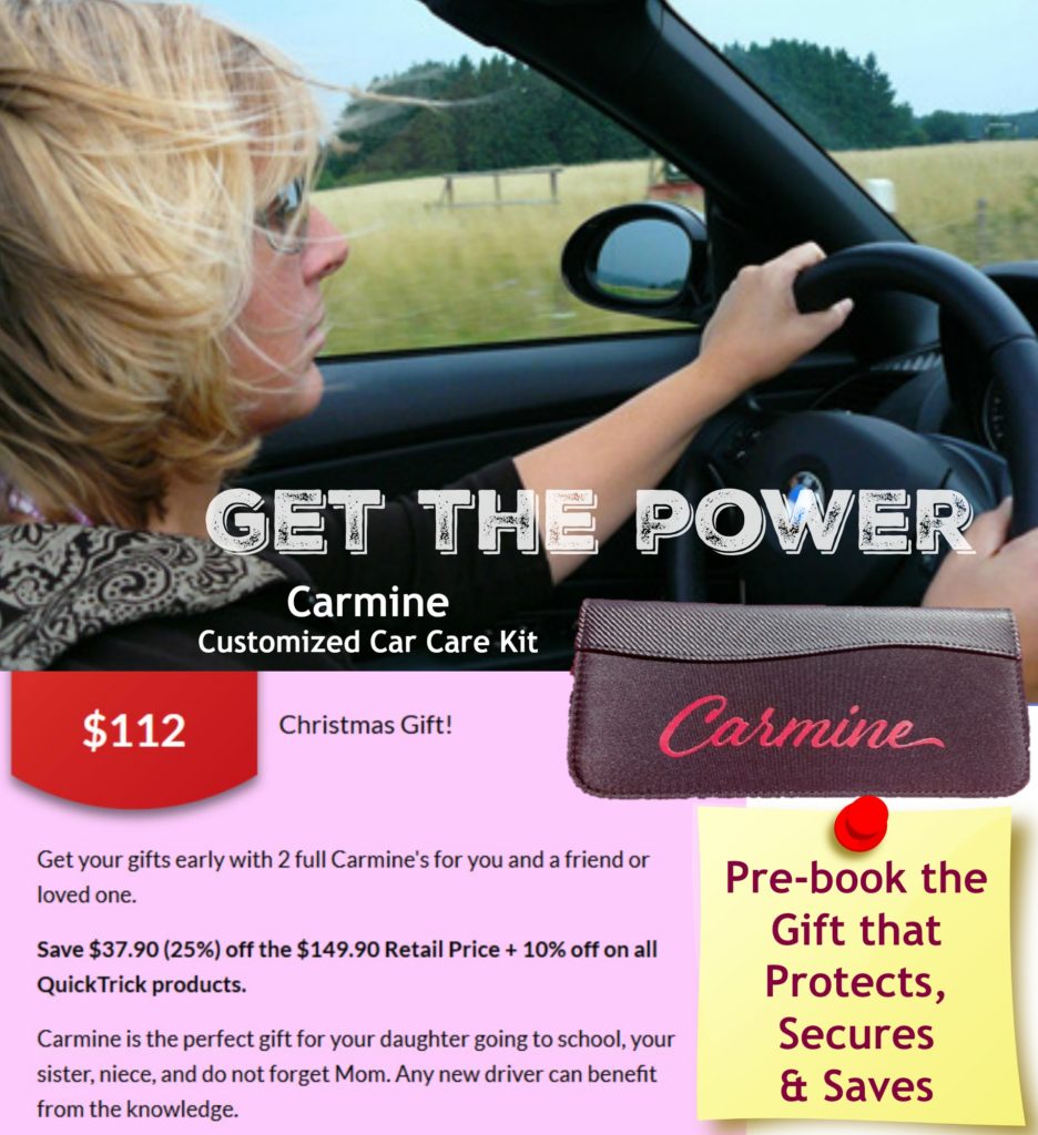 Carmine is the perfect Christmas gift - pre-book to be prepared for the winter