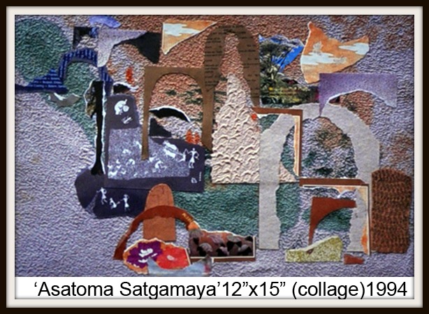Monica Talukdar Asatoma Satgamaya (collage)