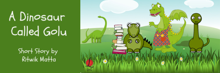 a dinosaur called golu short stories by children