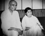 Lata with music composer Khayyam
