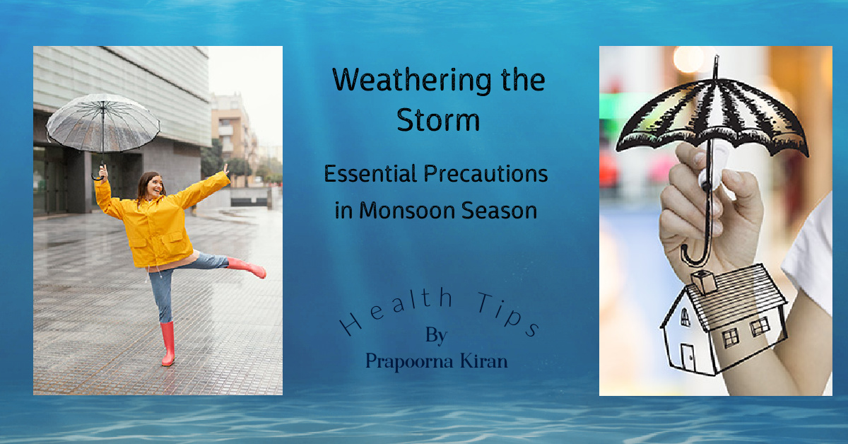 Health care tips in the monsoons