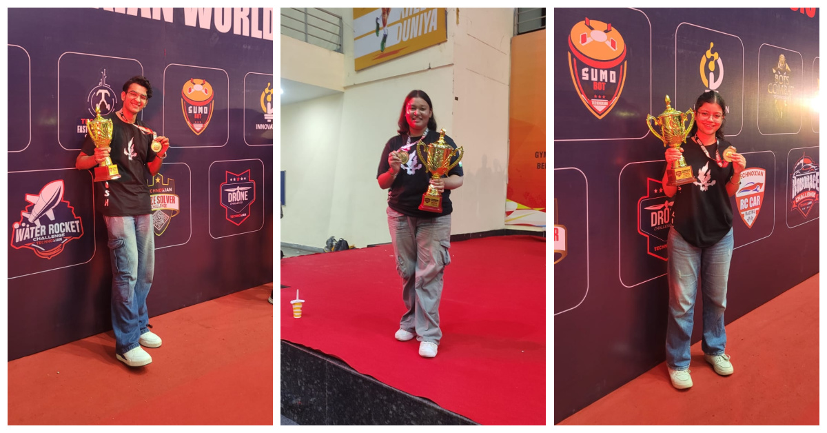 Technoxian WRC robotics challenge winners